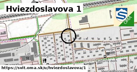 Hviezdoslavova 1, Svit