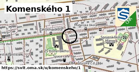 Komenského 1, Svit