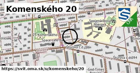 Komenského 20, Svit