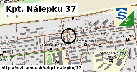 Kpt. Nálepku 37, Svit