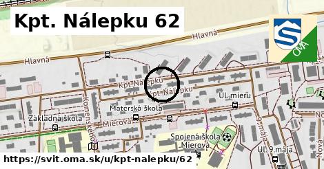 Kpt. Nálepku 62, Svit