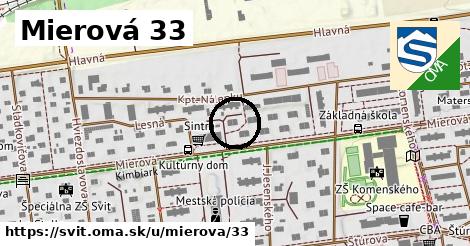 Mierová 33, Svit