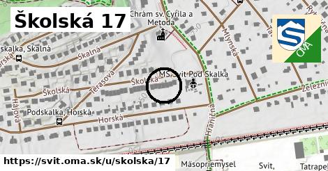 Školská 17, Svit