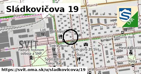 Sládkovičova 19, Svit