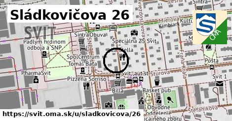 Sládkovičova 26, Svit