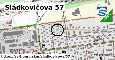 Sládkovičova 57, Svit