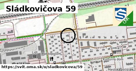 Sládkovičova 59, Svit