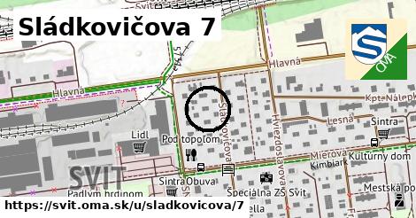 Sládkovičova 7, Svit