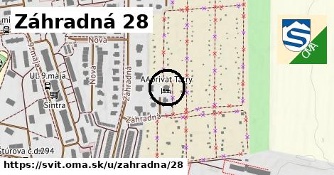 Záhradná 28, Svit