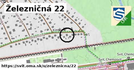 Železničná 22, Svit