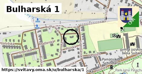 Bulharská 1, Svitavy