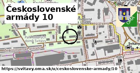 Československé armády 10, Svitavy