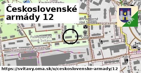 Československé armády 12, Svitavy