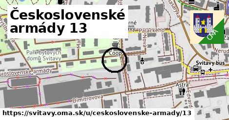 Československé armády 13, Svitavy