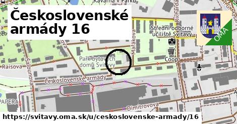Československé armády 16, Svitavy