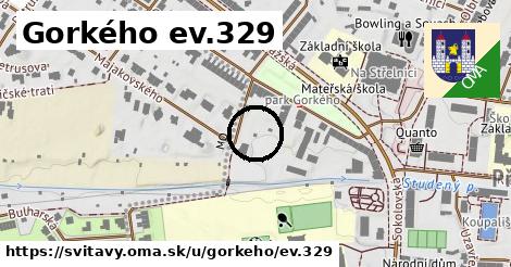 Gorkého ev.329, Svitavy