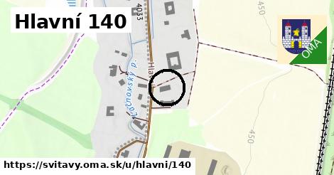 Hlavní 140, Svitavy
