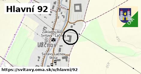 Hlavní 92, Svitavy
