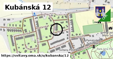 Kubánská 12, Svitavy
