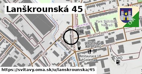 Lanškrounská 45, Svitavy