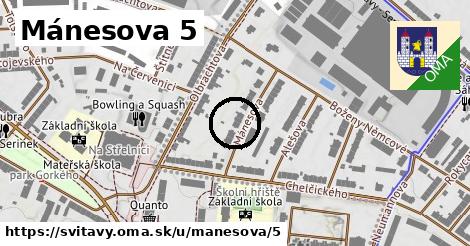 Mánesova 5, Svitavy