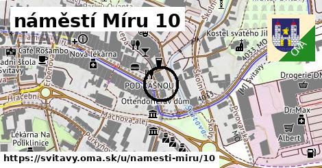 náměstí Míru 10, Svitavy