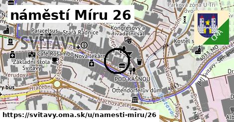 náměstí Míru 26, Svitavy