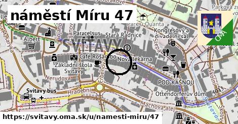 náměstí Míru 47, Svitavy