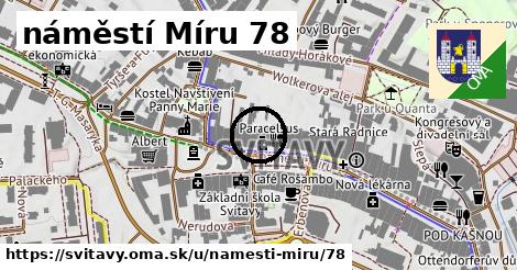 náměstí Míru 78, Svitavy