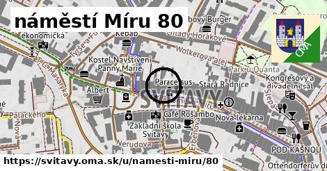 náměstí Míru 80, Svitavy