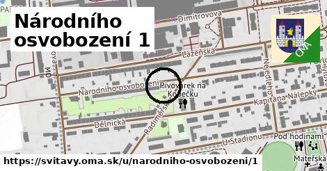 Národního osvobození 1, Svitavy