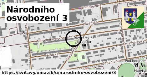 Národního osvobození 3, Svitavy