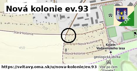 Nová kolonie ev.93, Svitavy