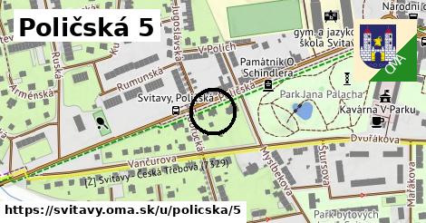 Poličská 5, Svitavy