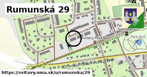 Rumunská 29, Svitavy