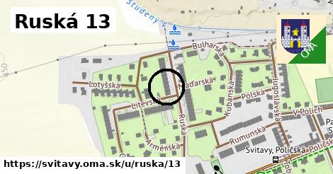 Ruská 13, Svitavy