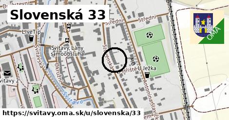 Slovenská 33, Svitavy