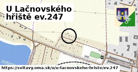 U Lačnovského hřiště ev.247, Svitavy