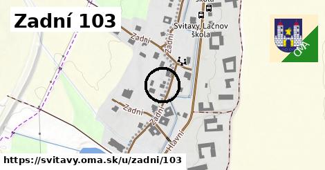 Zadní 103, Svitavy