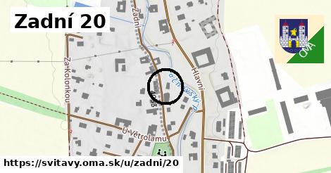 Zadní 20, Svitavy