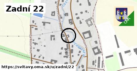 Zadní 22, Svitavy