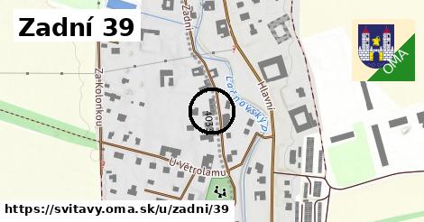Zadní 39, Svitavy