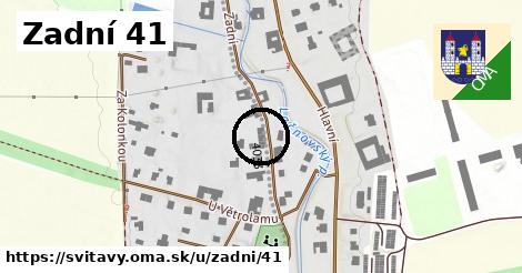 Zadní 41, Svitavy