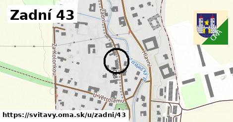 Zadní 43, Svitavy