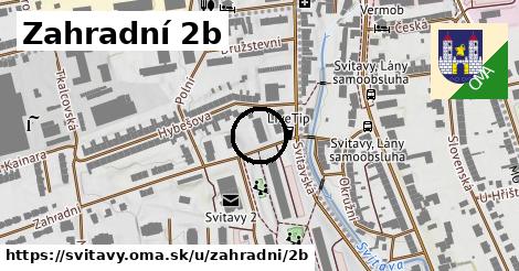 Zahradní 2b, Svitavy