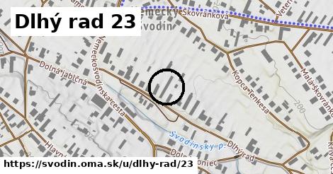 Dlhý rad 23, Svodín