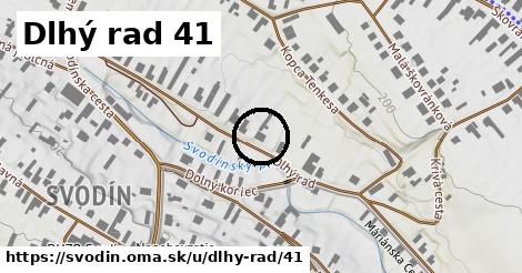 Dlhý rad 41, Svodín