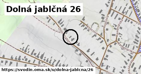 Dolná jablčná 26, Svodín