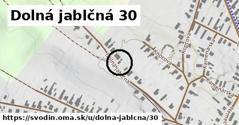 Dolná jablčná 30, Svodín