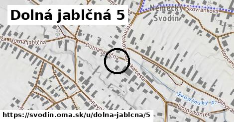 Dolná jablčná 5, Svodín